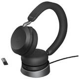 Casti Office/Call Center Jabra Headphones Evolve2 75 Link380a MS Stereo Stand