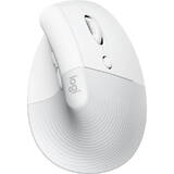 Mouse LOGITECH Lift for Mac, Vertical Ergonomic, Bluetooth, White
