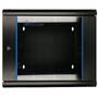 Rack EXTRALINK Wall cabinet 9U 600x600 black two sections