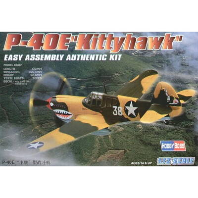 Macheta / Model Hobby Boss P-40E Kitty hawk
