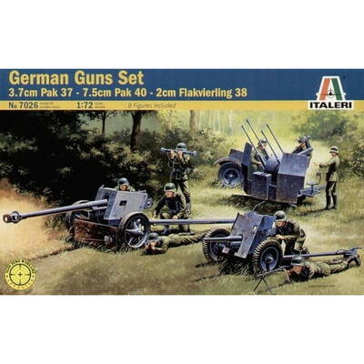 Macheta / Model Italeri German Guns Set