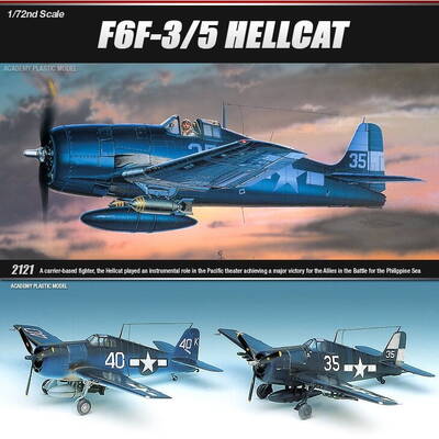 Macheta / Model Academy F6F-3/5 Hellcat