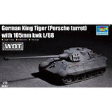 Macheta / Model Trumpeter King Tiger w/ 105mm kWh L/68 Porsche