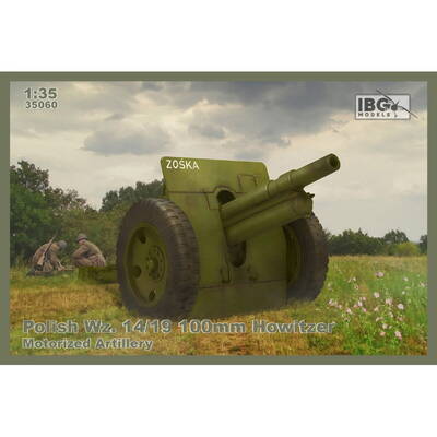 Macheta / Model Ibg Polsk Wz.14 / 19 100 mm Howitzer-Motorized Ar
