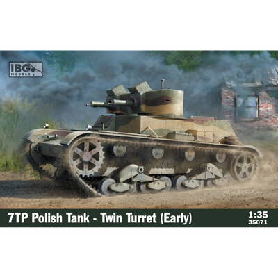Macheta / Model Ibg 7TP Polish Tank-Twin Turret Early Production