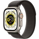 Smartwatch Apple Watch Ultra, 49mm Titanium cu Black/Gray Trail Loop S/M, GPS + Cellular