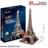 Puzzle Cubic Fun 3D Eiffel Tower (Light)