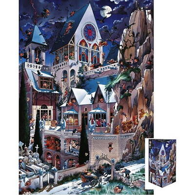 Puzzle Heye 2000 piese, Castle of Horror, Loupt
