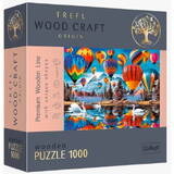 Puzzle Trefl din lemn 1000 de piese Baloane colorate
