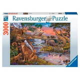 Puzzle Ravensburger 3000 piese Regatul animal
