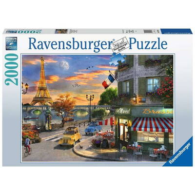 Puzzle Ravensburger 2000 piese Sunset in Paris