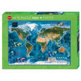 Puzzle Heye 2000 piese Satellite Map