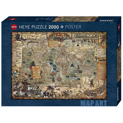 Puzzle Heye 2000 pcs - The Pirate world