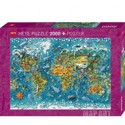 Puzzle Heye 2000 piese Our world