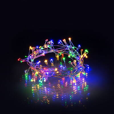 Sir de iluminat festiv de Crăciun 100 mini LED-uri