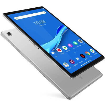 Tableta Lenovo Tab M10 Plus (2nd Gen) TB-X606X, 10.3 inch Multi-touch, Helio P22T 2.0 GHz Octa Core, 4GB RAM, 128GB flash, Wi-Fi, Bluetooth, GPS, 4G, Android Pie, Platinum Grey