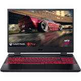 Laptop Acer Gaming 15.6'' Nitro 5 AN515-46, FHD IPS 144Hz, Procesor AMD Ryzen 7 6800H (16M Cache, up to 4.7 GHz), 16GB DDR5, 512GB SSD, GeForce RTX 3050 4GB, No OS, Obsidian Black