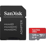 Card de Memorie SanDisk Ultra microSDXC 128GB 140MB/s A1 + Adapter SD