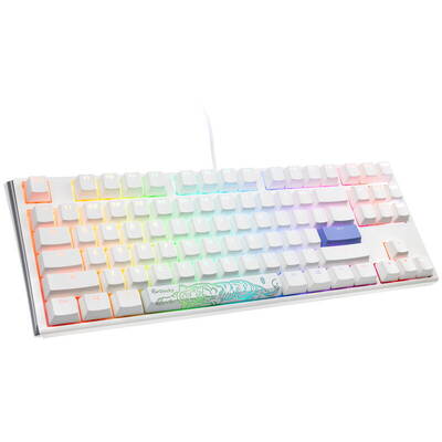 Tastatura Ducky One 3 Classic Pure White TKL Gaming , RGB LED - MX-Brown (US)