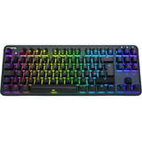 Tastatura Fnatic miniSTREAK, TKL Gaming , RGB LED - ANSI (US), Kailh Speed Silver