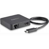 Docking Station StarTech USB C Adapter - 4K HDMI, GbE Black