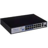 VIRTUS V3 Unmanaged L2 Fast Ethernet (10/100) Power over Ethernet (PoE) 1U Black