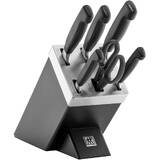 FOUR STAR 35145-007-0 kitchen knife/cutlery block set 7 pc(s) Black