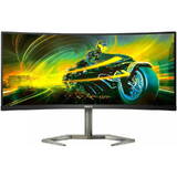 Monitor Philips Gaming 34M1C5500VA Curbat 34 inch UWQHD VA 1 ms 165 Hz HDR FreeSync Premium