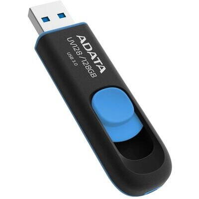 Memorie USB Memorie USB ADATA DashDrive UV128 128GB negru/albastru-  bulk