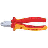 KNIPEX Diagonal Cutter chrome plated 160 mm 70 06 160