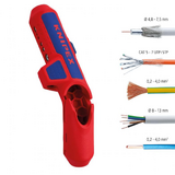 KNIPEX ErgoStrip Universal Stripping Tool for left handers 16 95 02 SB