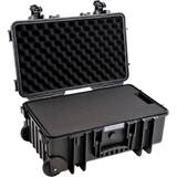 Outdoor Case Type 6600 black with pre-cut foam Inlay 6600/B/SI