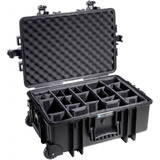 B&W International Outdoor Case 6700 incl. divider system black 6700/B/RPD