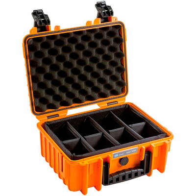 B&W International Outdoor Case 3000 incl. divider system orange 3000/O/RPD