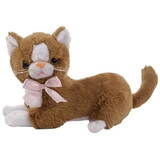 Beppe Jucarie de Plush Plush toy Flico brown cat with bow 34 cm