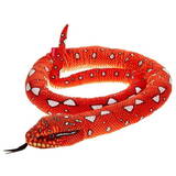 Jucarie de Plush Mascot Snake red 180 cm