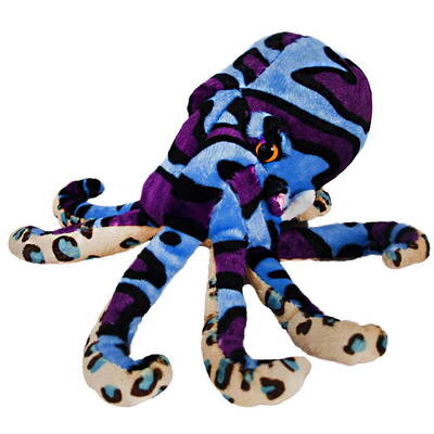 Beppe Jucarie de Plush Plush toy Aquatic animals Octopus blue 25 cm