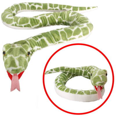 Beppe Jucarie de Plush Plush toy ZOO green Snake 142 cm