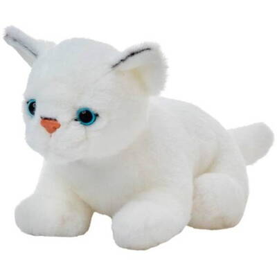 Beppe Jucarie de Plush Plush toy White cat 30 cm