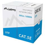 Accesoriu Retea LANBERG Cablu LAN UTP 100Mb/s 305m wire cca black
