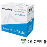 Accesoriu Retea LANBERG Cablu SFTP cat.5e 305m wire CU LCS5-11CU-0305-S grey