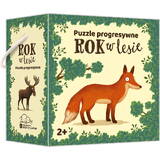 Puzzle Nasza księgarnia Progressive Year in the forest 78369