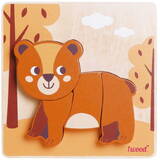 Puzzle iWood Animal Bear wooden 11025B