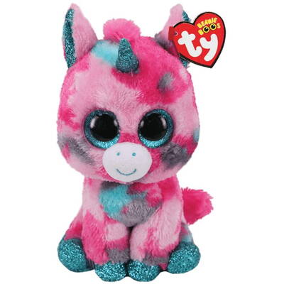 Meteor Jucarie Plush Unicorn pink and blue Gumball 15 cm 36313