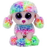 Jucarie Plush Beanie Boos Poofie - Rainbow Pudel, 15 cm 37223