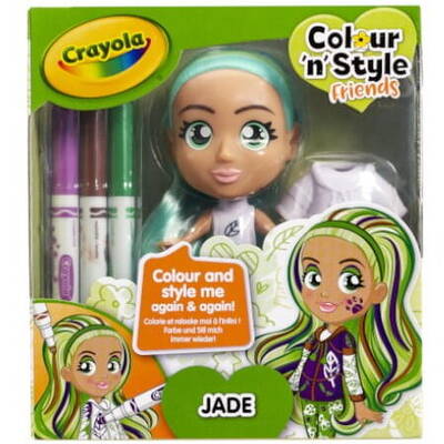 Jucarie creativa Goliath Doll JADE ColournStyle Friends green 918936/89379