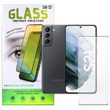 Folie sticla pentru Samsung Galaxy S21, grosime 0.3mm, acoperire totala ecran, strat special anti-ulei si anti-amprenta