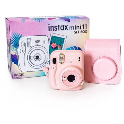 Aparat foto compact FUJIFILM Instax mini 11 small set (camera, cover) pink