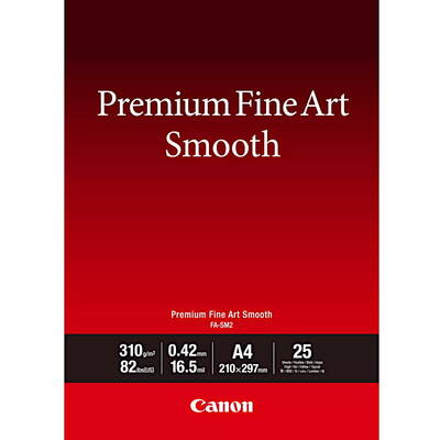 Hartie Foto Canon FA-SM2 Premium Fine Art Smooth Paper A4 25 coli