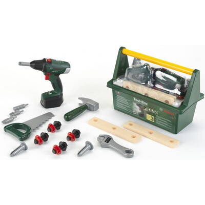 Klein Set Jucarii  Bosch toolbox with cordless drill